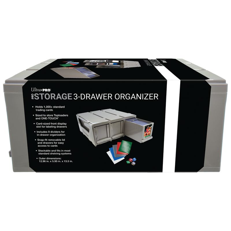 PRO-Storage: 3-Drawer Organizer | Ultra PRO International