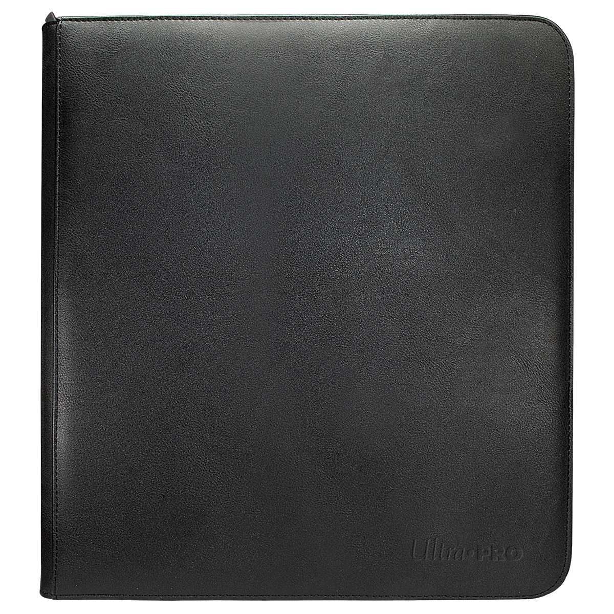 Vivid Black 12-Pocket Zippered PRO-BINDER official Ultra PRO product image