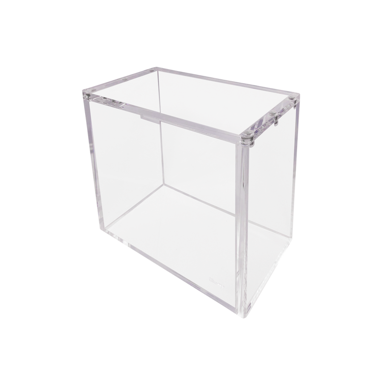 Clear Plastic Box - 4 Square x 2 Tall - 6 Boxes per Pack
