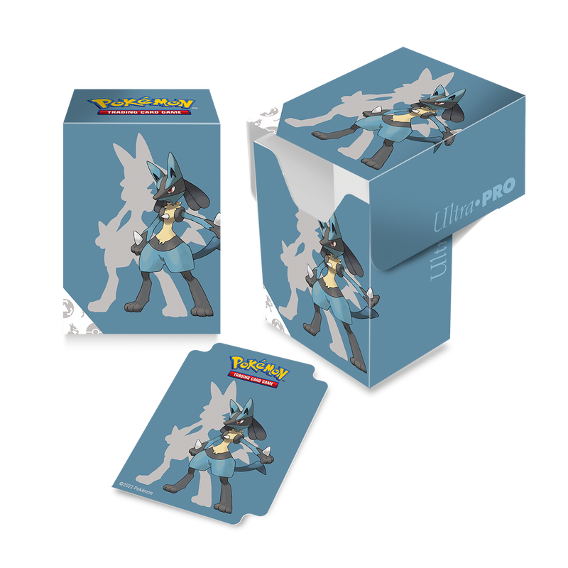 Lucario Full-View Deck Box for Pokémon | Ultra PRO International