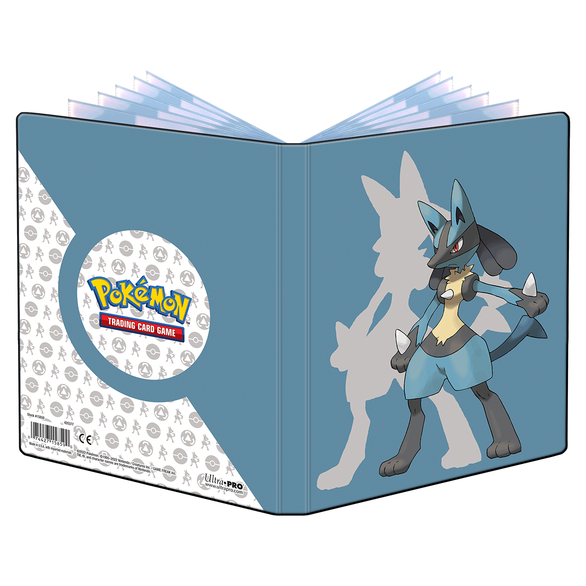 Lucario 4-Pocket Portfolio for Pokémon