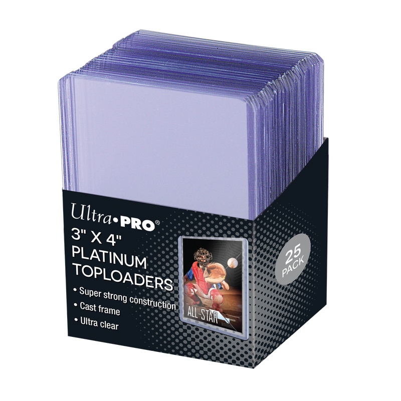 25 X Premium Top Loader Ultra Pro 3 X 4