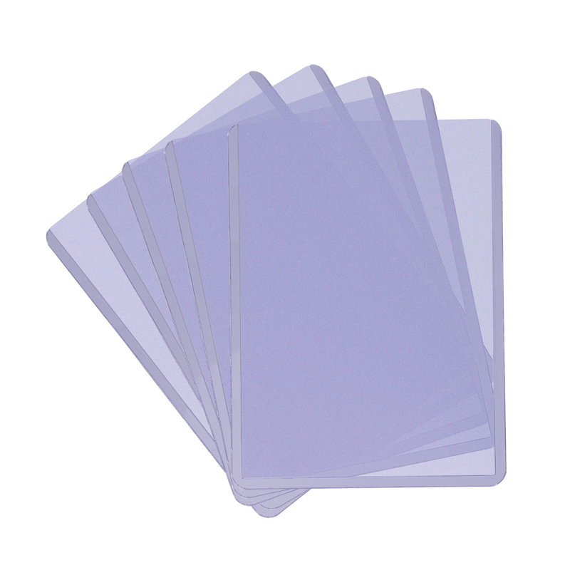 30 Pack Trading Card Sleeves, FOME Toploader Hard Card Sleeves PVC
