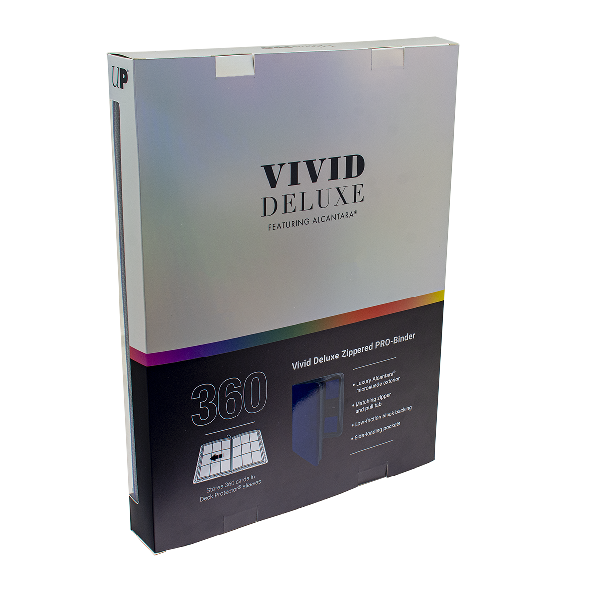 Vivid Deluxe 9-Pocket Zippered PRO-Binder - Red