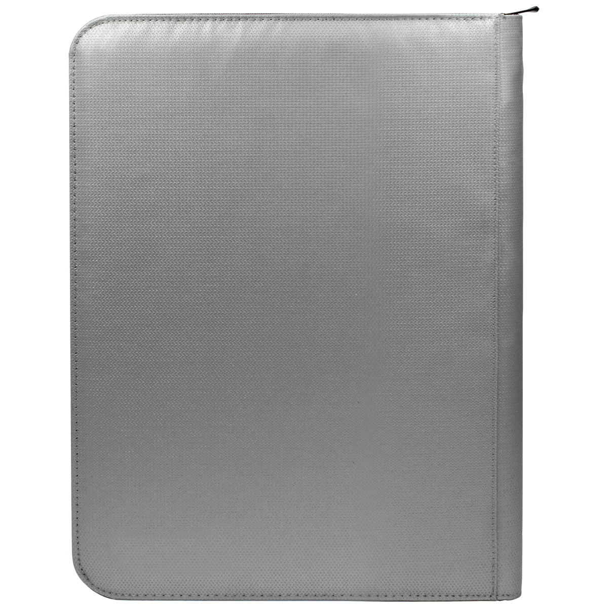 Ultra PRO 9-Pocket Zippered PRO-Binder: Silver Made With Fire