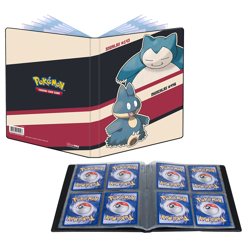Snorlax and Munchlax 4-Pocket Portfolio for Pokémon | Ultra PRO International