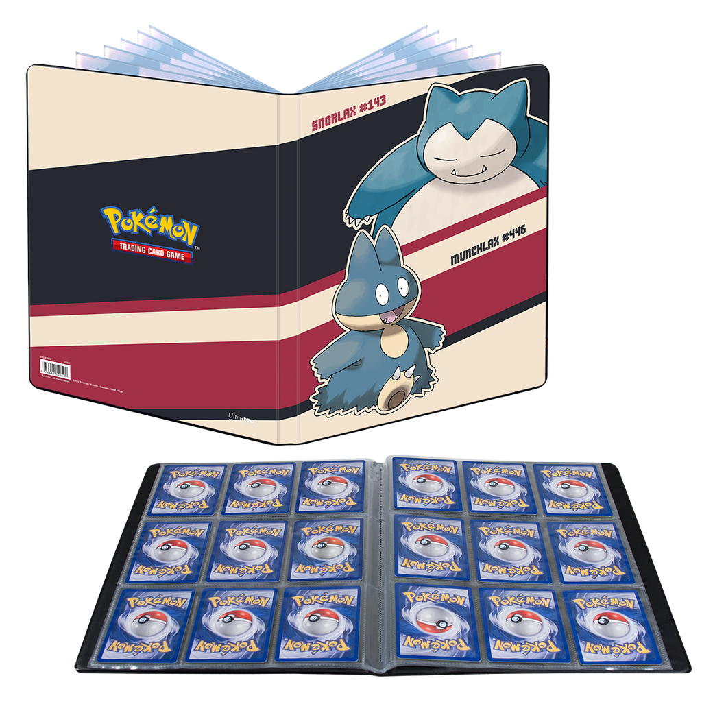 Portfolio A4 Pokémon Snorlax avec Booster Ecarlate et Violet EV02