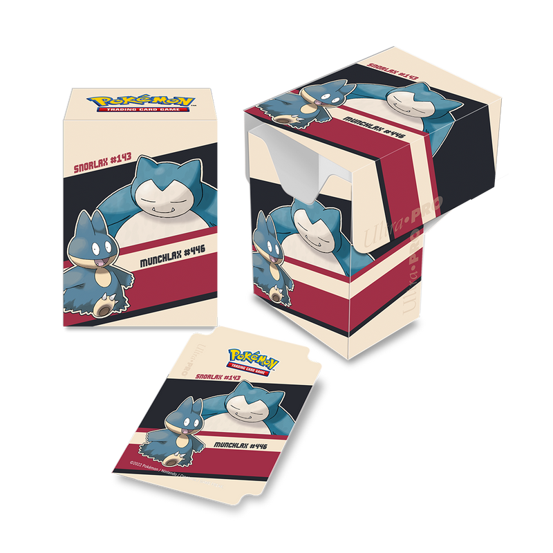 Snorlax and Munchlax Full-View Deck Box for Pokémon | Ultra PRO International