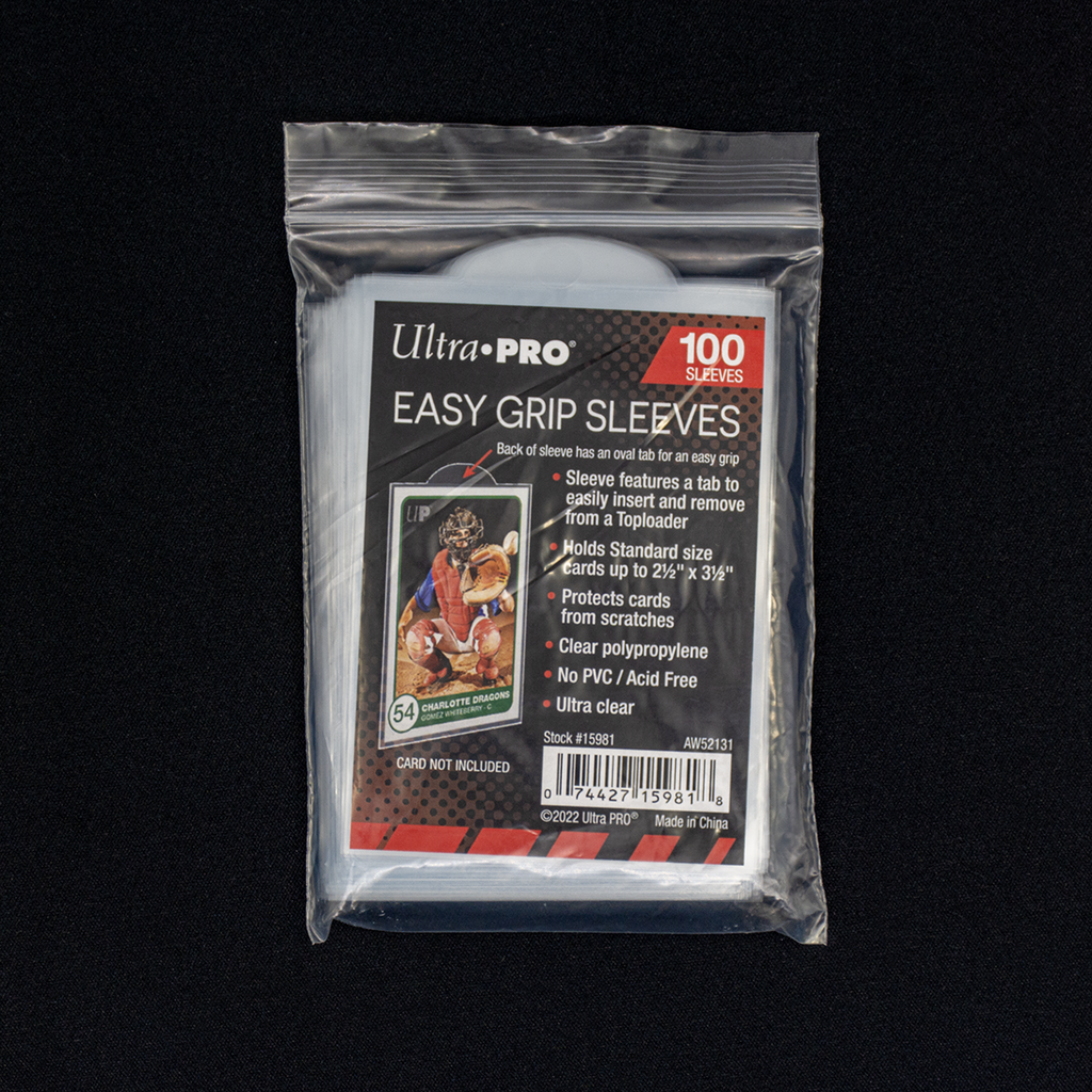 Ultra Pro Easy Grip Trading Card Sleeves (100 Count Pack) Tabbed Design