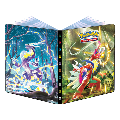 Scarlet and Violet Koraidon and Miraidon 9-Pocket Portfolio for Pokemon | Ultra PRO International