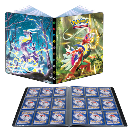 Scarlet and Violet Koraidon and Miraidon 9-Pocket Portfolio for Pokemon | Ultra PRO International