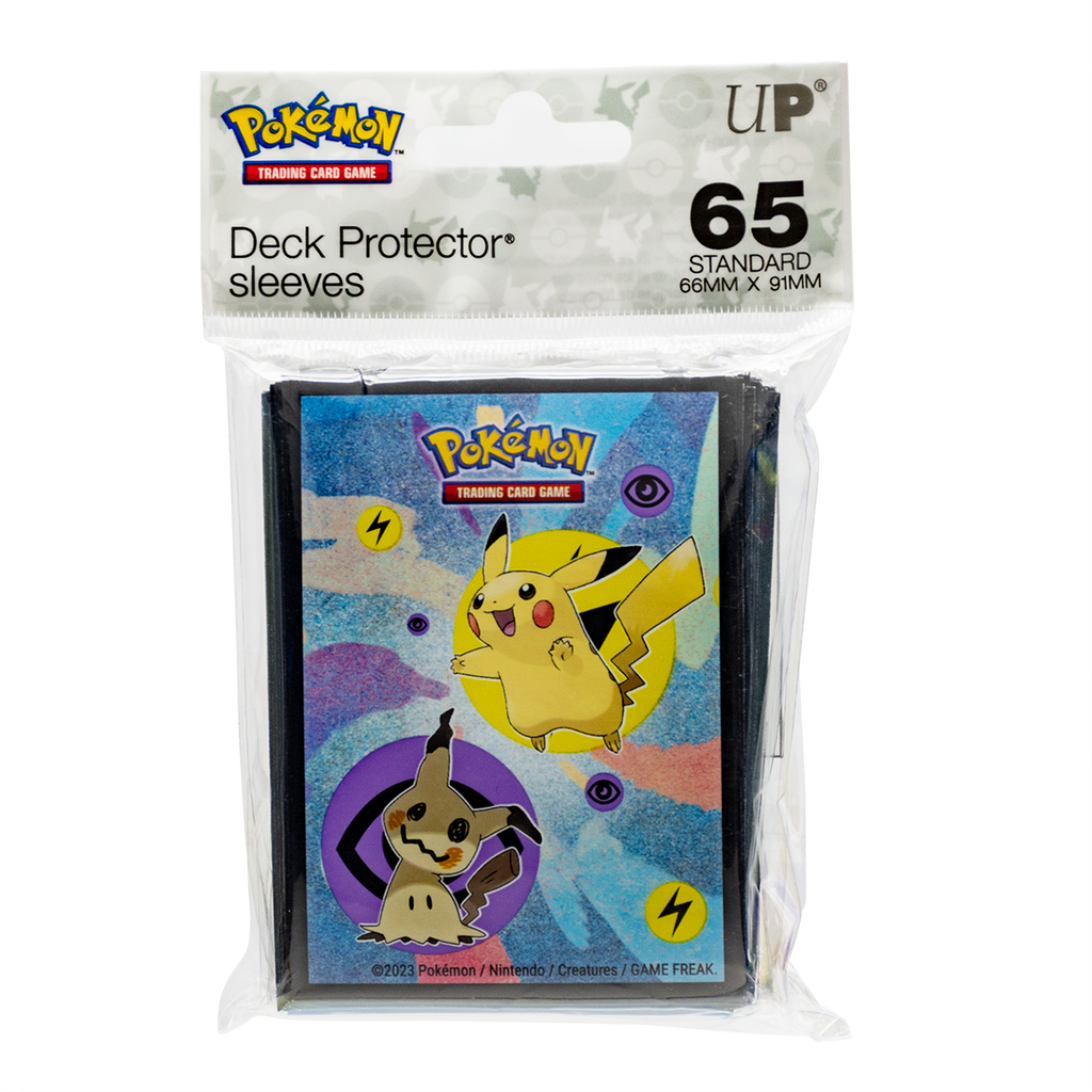 Ultra Pro - 65 protèges cartes standard Pikachu & Mimiqui