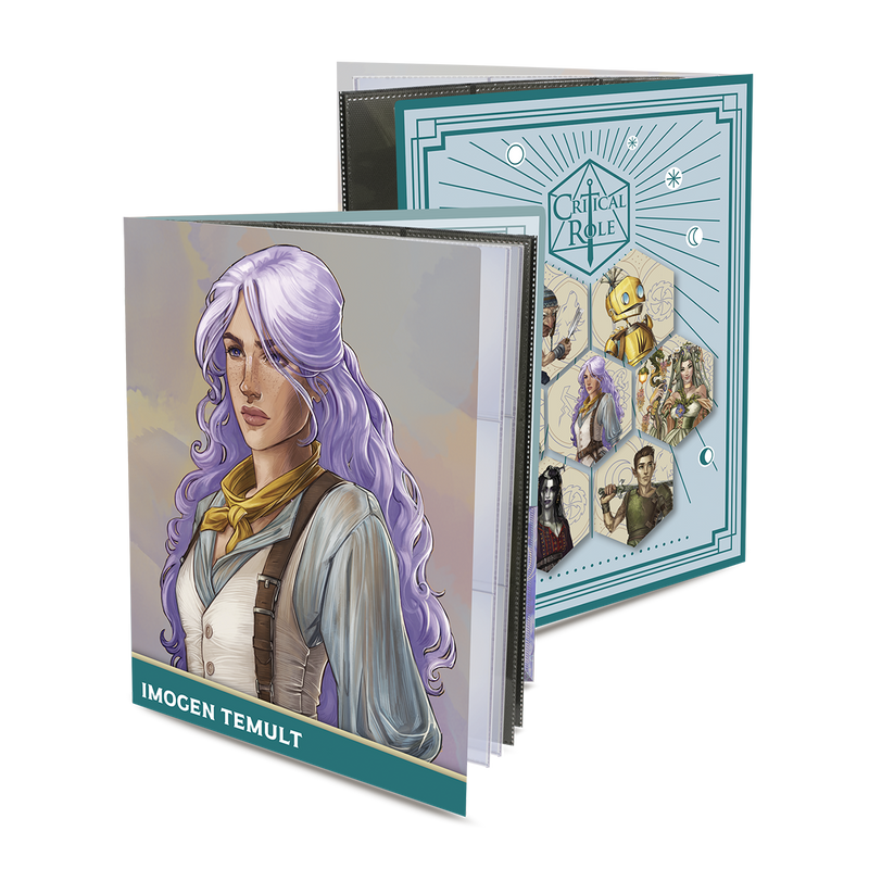 Critical Role Bells Hells Imogen Temult RPG Folio with Stickers for Dungeons & Dragons | Ultra PRO International