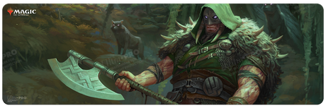 Throne of Eldraine Garruk, Cursed Huntsman 8ft Table Playmat for Magic: The Gathering | Ultra PRO International