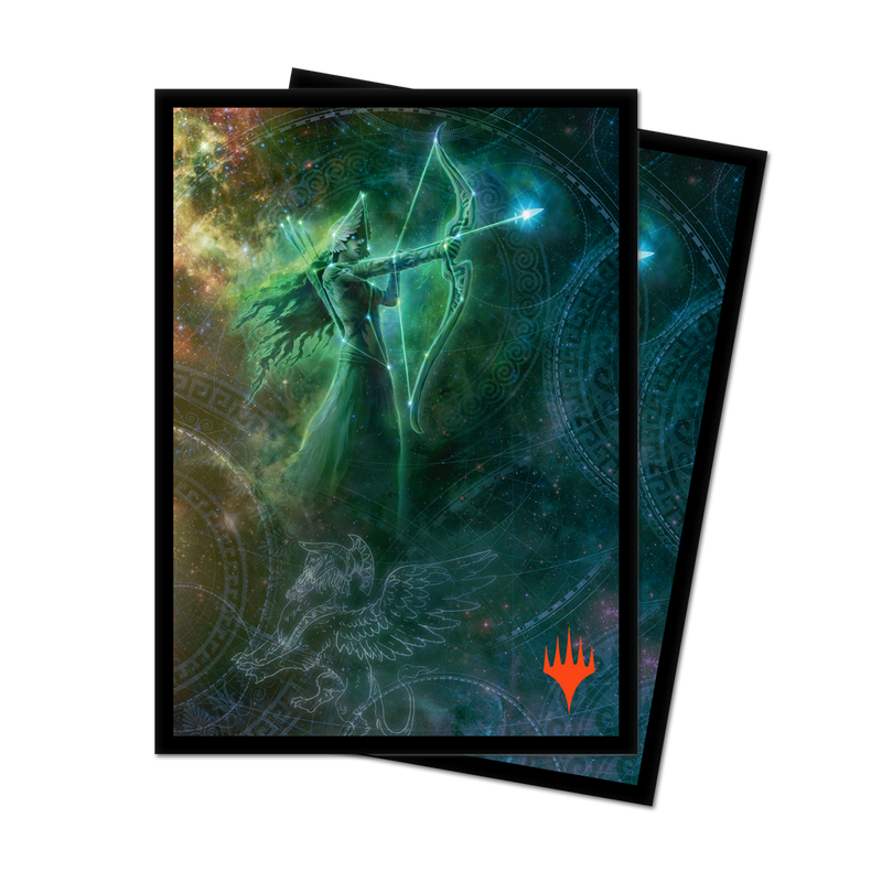 Theros Beyond Death Nylea, Keen-Eyed Alt Art Standard Deck Protector Sleeves (100ct) for Magic: The Gathering | Ultra PRO International