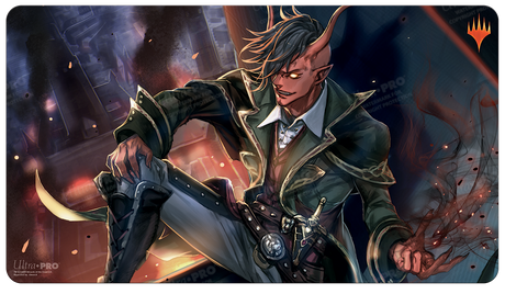 War of the Spark (WAR) Tibalt, Rakish Instigator Alt Art Standard Gaming Playmat for Magic: The Gathering | Ultra PRO International