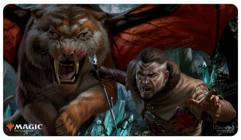 Ikoria: Lair of Behemoths Go for Blood Standard Gaming Playmat for Magic: The Gathering | Ultra PRO International