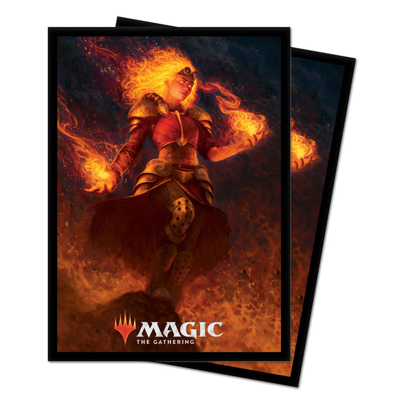 M21 Chandra, Heart of Fire Standard Deck Protector Sleeves (100ct) for Magic: The Gathering | Ultra PRO International