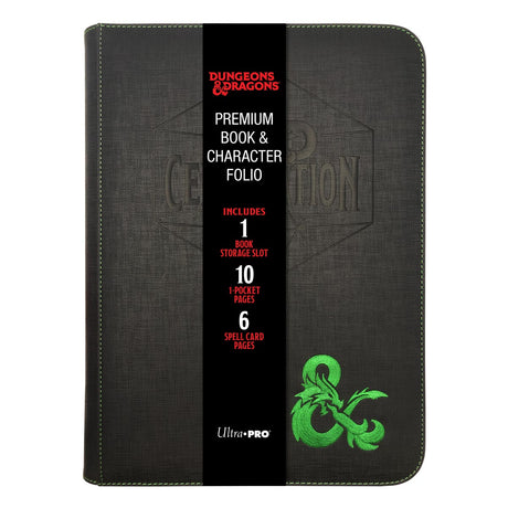 Premium Zippered Book & Character Folio 2021 Celebration Edition for Dungeons & Dragons | Ultra PRO International