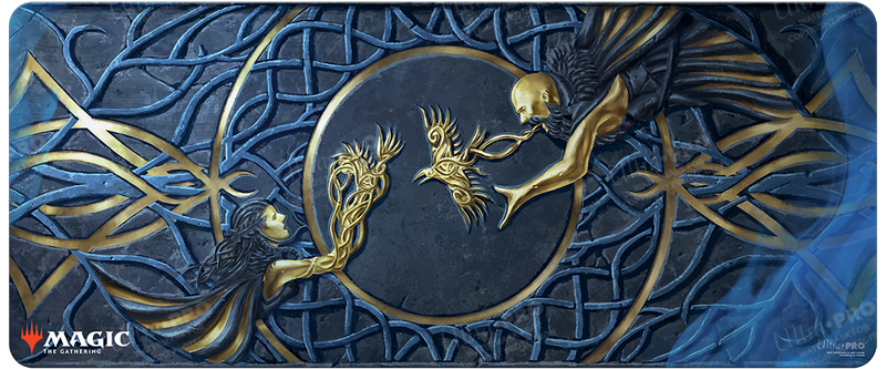 Kaldheim: The Raven’s Warning Table Playmat for Magic: The Gathering | Ultra PRO International