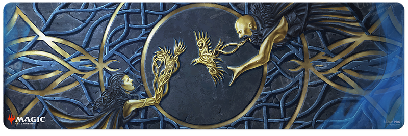 Kaldheim: The Raven’s Warning Table Playmat for Magic: The Gathering | Ultra PRO International