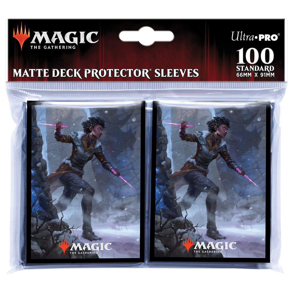  Ultra Pro 0598022 PRO-Matte (100 Count) Deck Protector Sleeves-Magic  The Gathering, Black, 2x50ct, 100 Pack : Toys & Games
