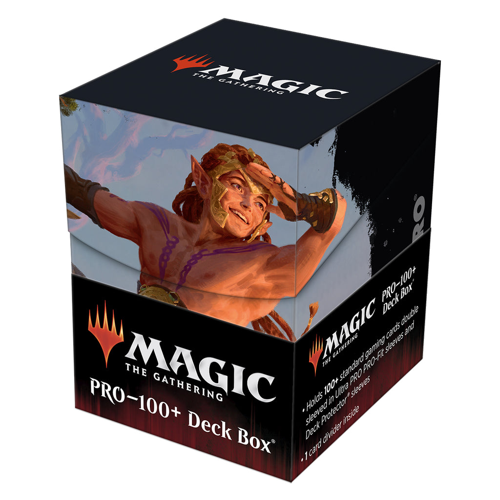 Ultra Pro Deck Box 100+ Per Carte Magic - M21 Basri Ket - Porta Mazzi Rigido Con Divisorio
