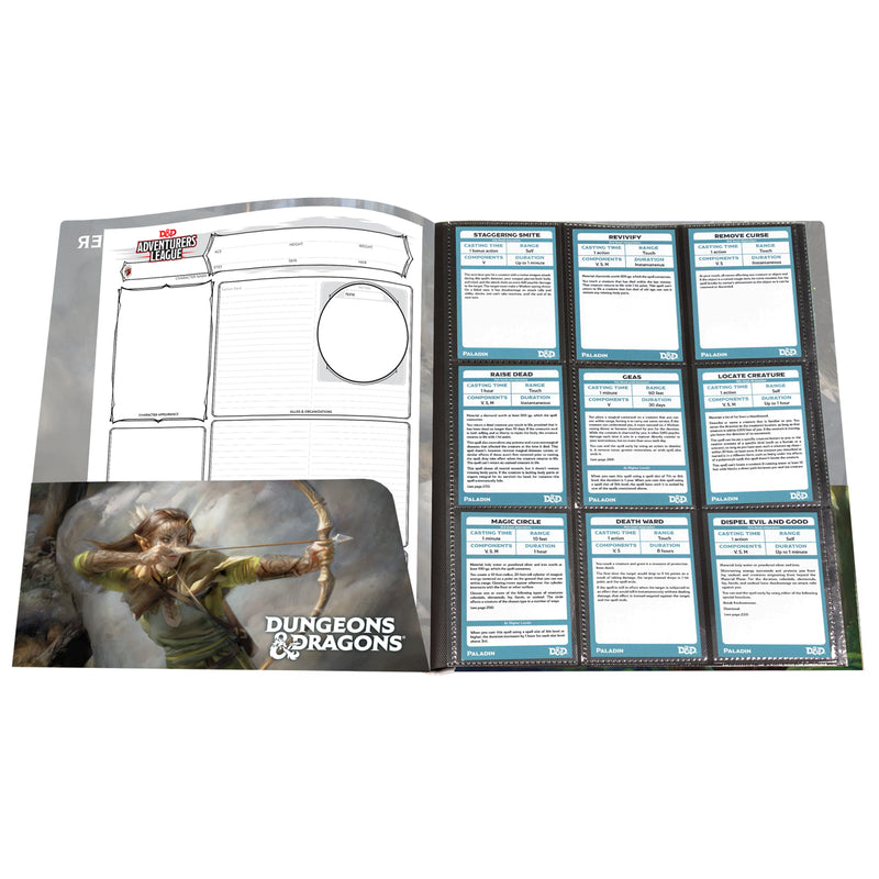 D&D Class Folio with Stickers - Paladin
