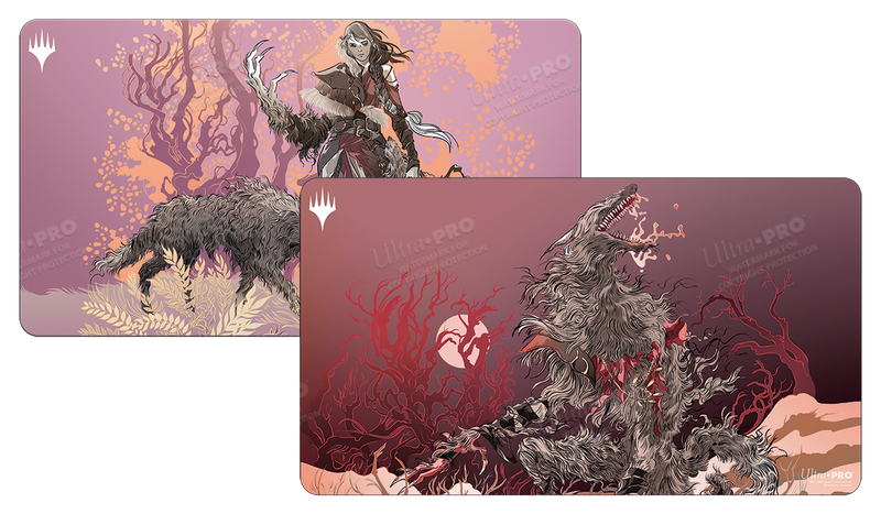 Innistrad: Midnight Hunt Arlinn the Pack Leader Double-Sided Standard Gaming Playmat for Magic: The Gathering | Ultra PRO International