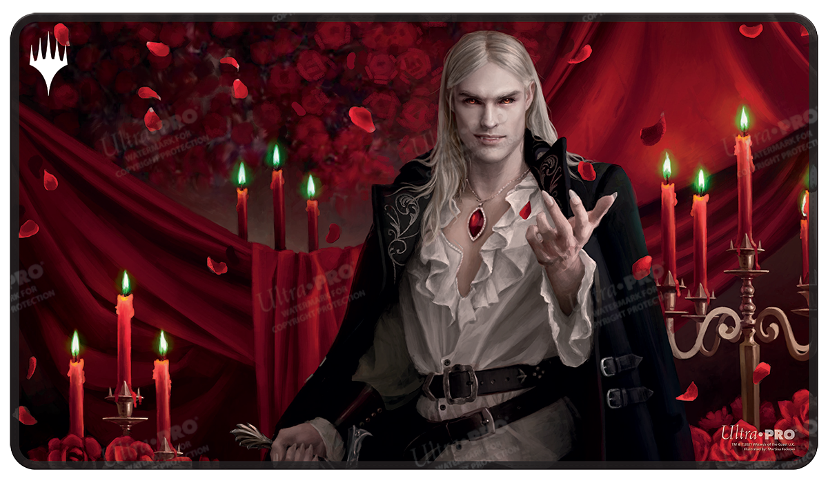 MTG　イニストラード　真紅の契り　ソリン　プレイマット Innistrad: Crimson Vow Sorin Stitched Gaming Playmat for Magic