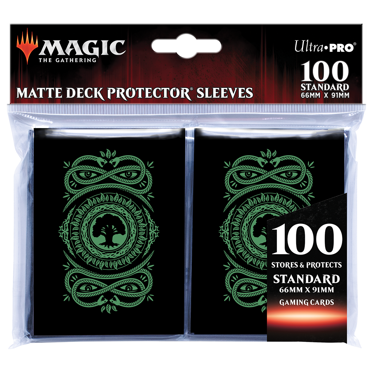 Mana 7 Forest Deck Protector Sleeves (100ct) for Magic: The