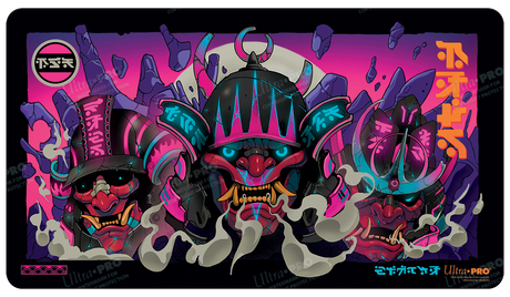 Kamigawa Neon Dynasty Stylized Planeswalker Symbol Stitched Standard Gaming Playmat for Magic: The Gathering | Ultra PRO International