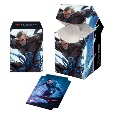 Kamigawa Neon Dynasty Kaito Shizuki 100+ Deck Box for Magic: The Gathering | Ultra PRO International