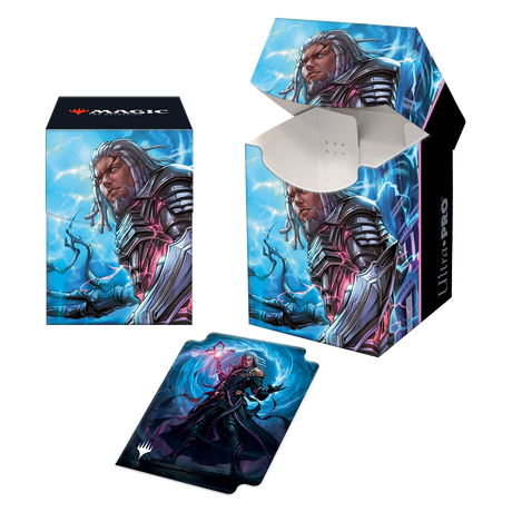 Kamigawa Neon Dynasty Tezzeret, Betrayer of Flesh 100+ Deck Box for Magic: The Gathering | Ultra PRO International