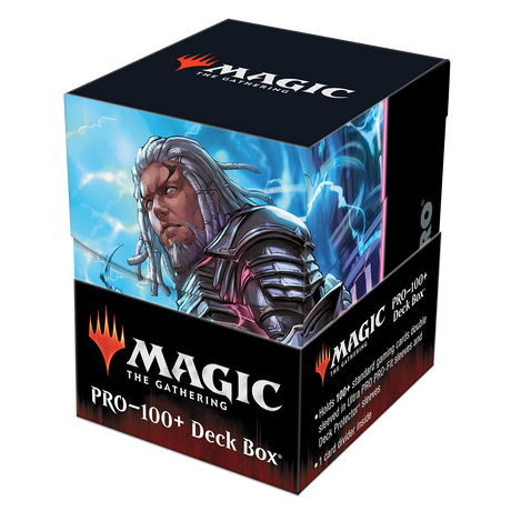 Kamigawa Neon Dynasty Tezzeret, Betrayer of Flesh 100+ Deck Box for Magic: The Gathering | Ultra PRO International