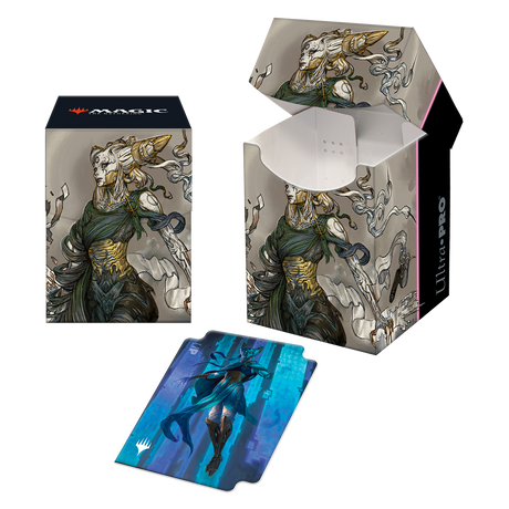 Kamigawa Neon Dynasty Tamiyo, Compleated Sage 100+ Deck Box for Magic: The Gathering | Ultra PRO International