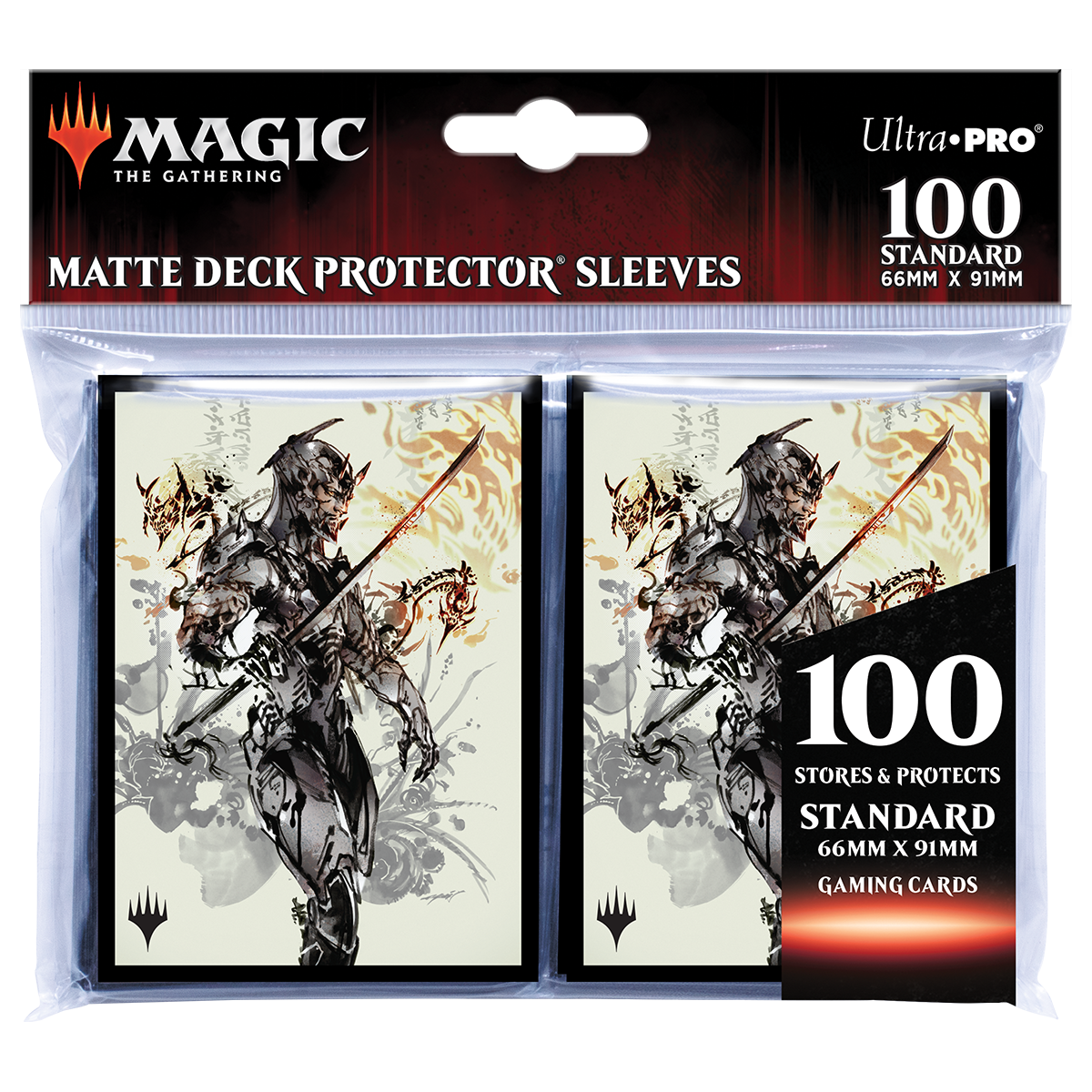 Kamigawa Neon Dynasty Satoru Umezawa Standard Deck Protector Sleeves (100ct) for Magic: The Gathering