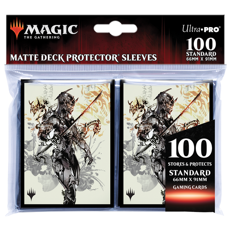 Kamigawa Neon Dynasty Satoru Umezawa Standard Deck Protector Sleeves (100ct) for Magic: The Gathering | Ultra PRO International