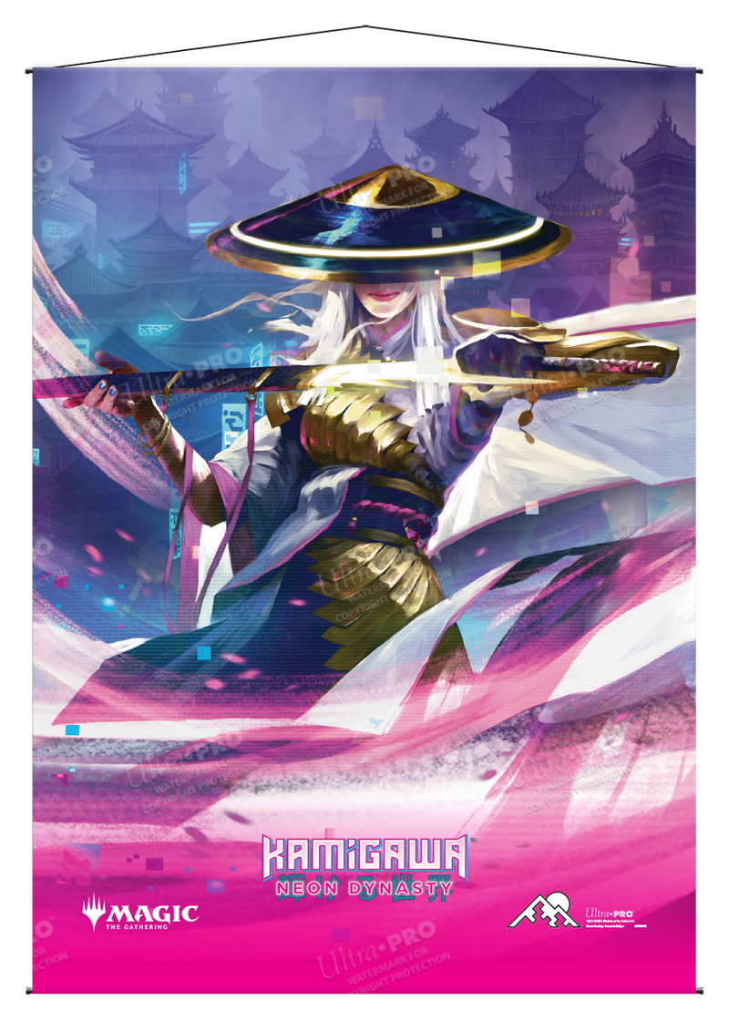 Kamigawa Neon Dynasty The Wandering Emperor Wall Scroll for Magic: The Gathering | Ultra PRO International