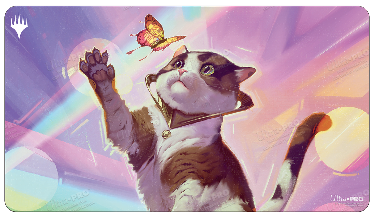 Unfinity Cat Token Standard Gaming Playmat for Magic: The Unfinity Cat Token Standard Gaming Playmat for Magic: The