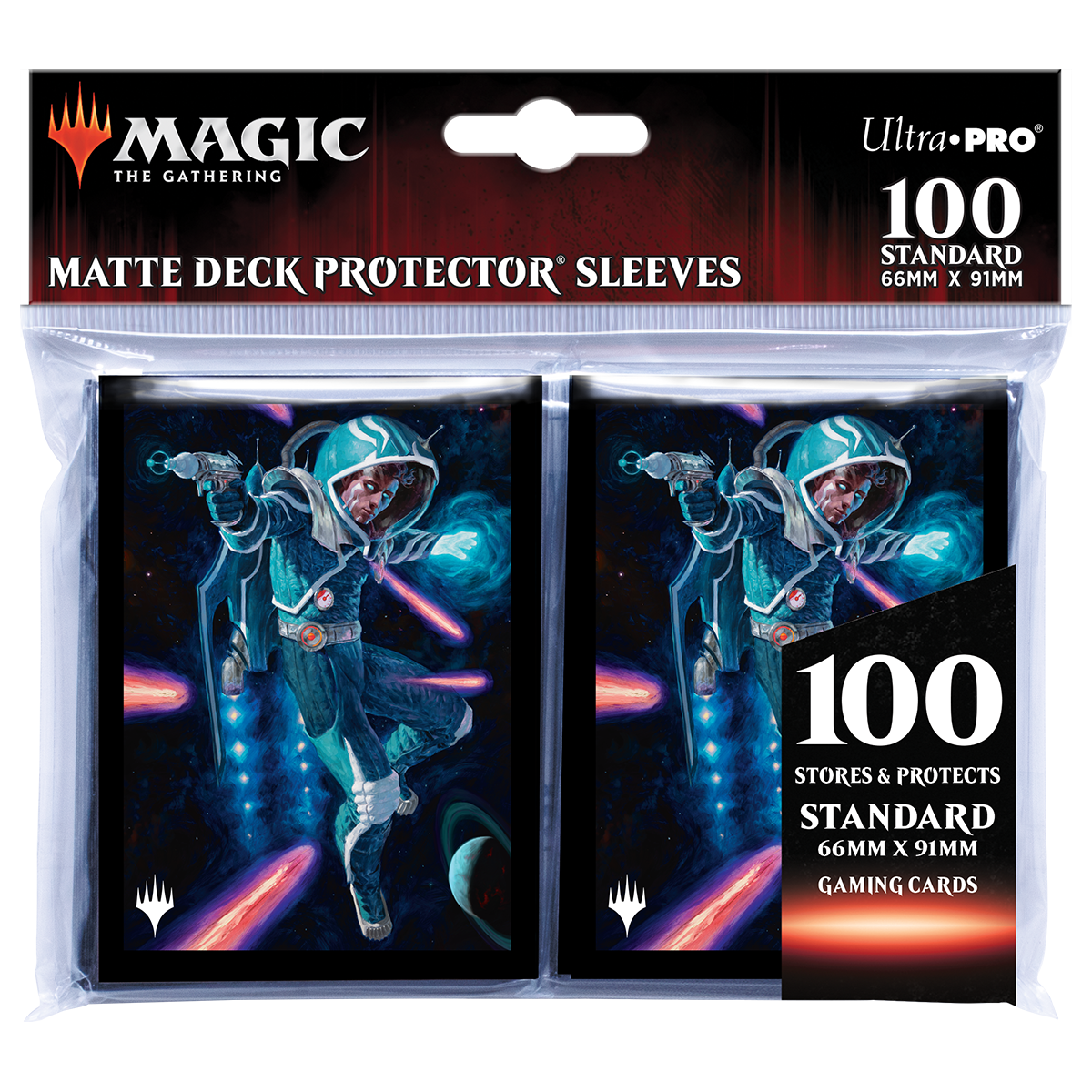 Unfinity Space Beleren Standard Deck Protector Sleeves (100ct) for Magic: The Gathering