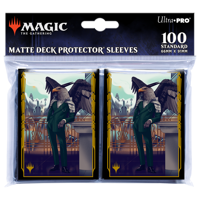 Streets of New Capenna Falco Spara, Pactweaver Standard Protector Sleeves (100ct) for Magic: The Gathering | Ultra PRO International