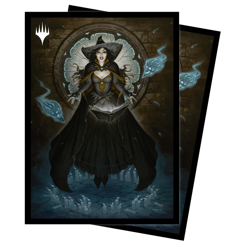 Commander Legends: Battle for Baldur's Gate Tasha, the Witch Queen Standard Deck Protector Sleeves (100ct) for Magic: The Gathering | Ultra PRO International