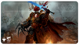 Warhammer 40K Commander Abaddon the Despoiler Standard Gaming Playmat for Magic: The Gathering Front | Ultra PRO International