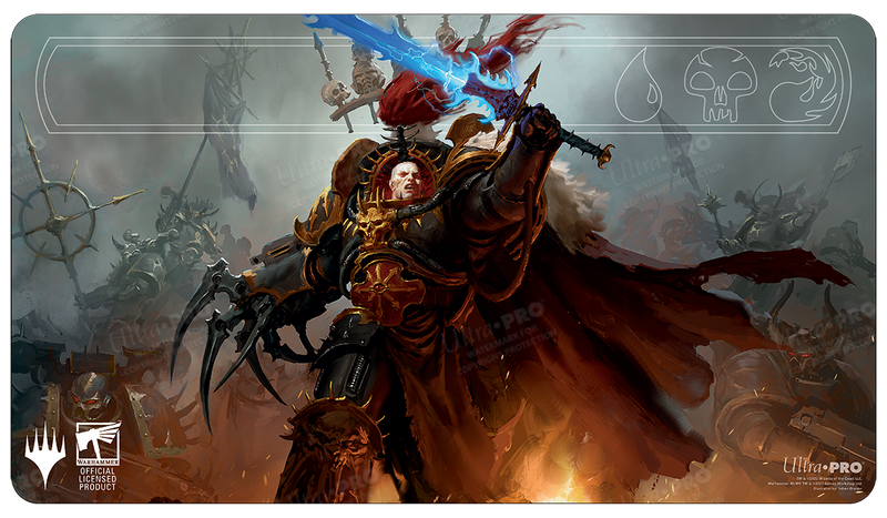 Warhammer 40K Commander Abaddon the Despoiler Standard Gaming Playmat for Magic: The Gathering | Ultra PRO International