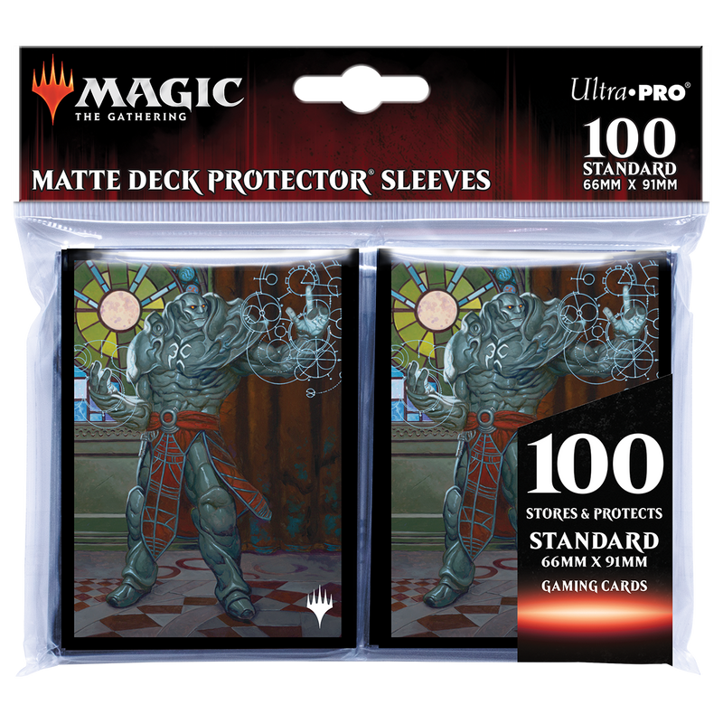 Dominaria United Karn, Living Legacy Standard Deck Protector Sleeves (100ct) for Magic: The Gathering | Ultra PRO International