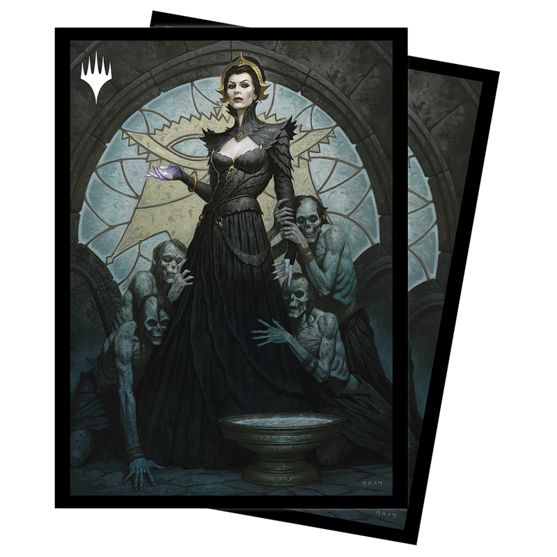 Dominaria United Liliana of the Veil Standard Deck Protector Sleeves (100ct) for Magic: The Gathering | Ultra PRO International
