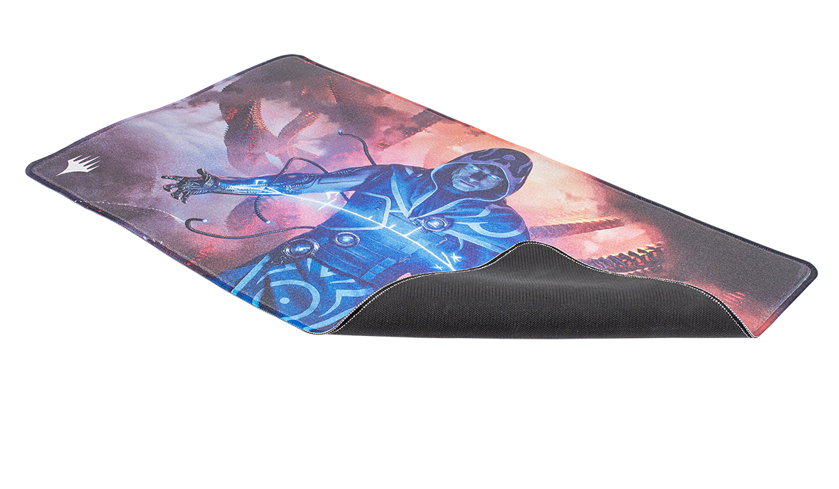 MTG ホロフォイルプレイマット 【完成化した精神、ジェイス】　セット Phyrexia All Will Be One Conduit of Worlds Holofoil Standard
