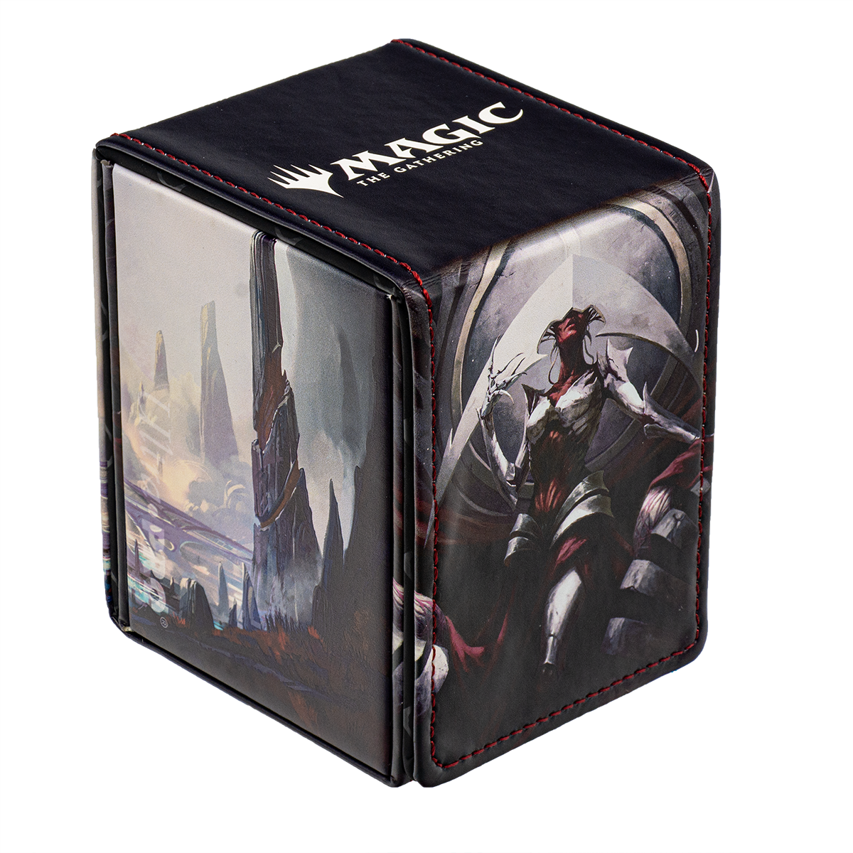 Phyrexia All Will Be One Marketing Art Elesh Norn Alcove Flip Deck