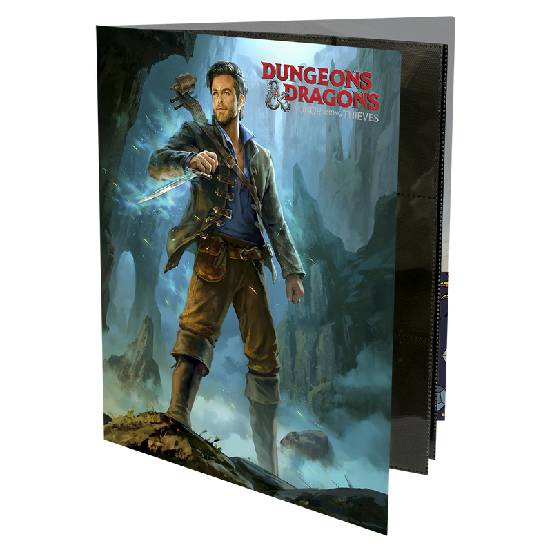 Honor Among Thieves Chris Pine Character Folio with Stickers for Dungeons & Dragons | Ultra PRO International